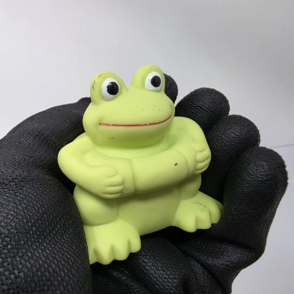 Vital Baby Rubber Frog Green Toys Lot of 3